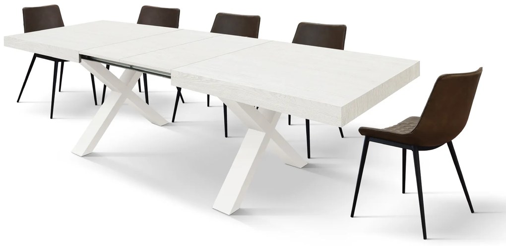 Masa Linda extensibila - RUSTIC INTEGRAL - 180 cm / 90 cm / 77 cm