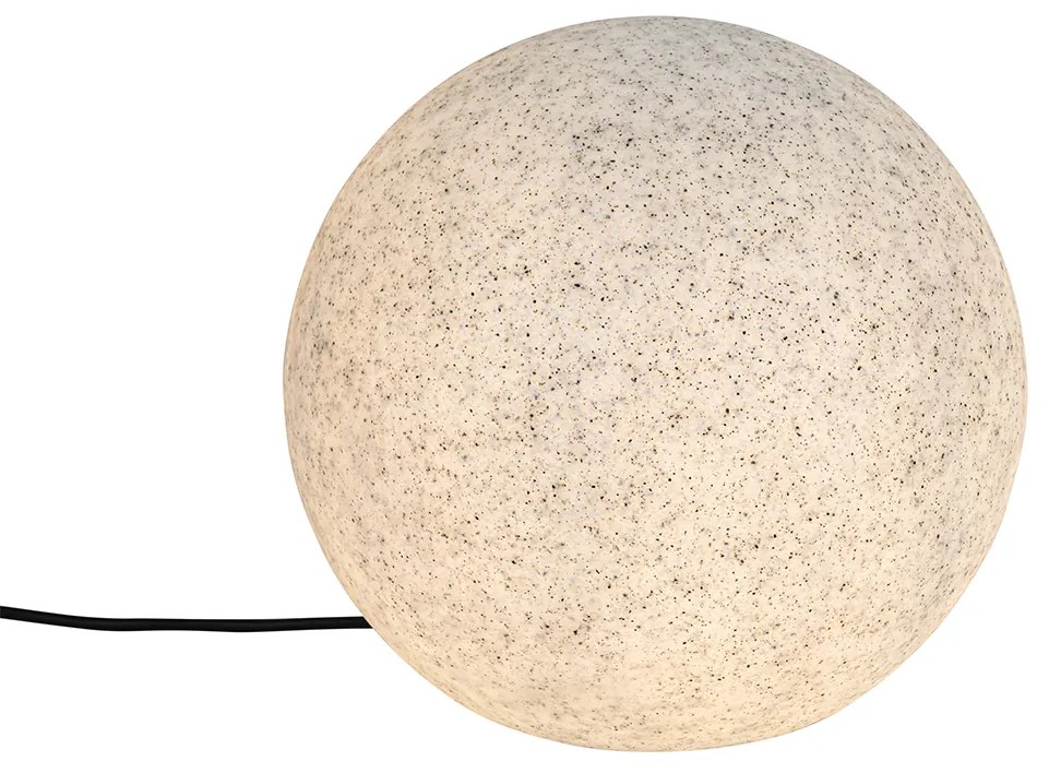 Lampă inteligentă de exterior gri 35 cm IP65 cu LED inclus - Nura