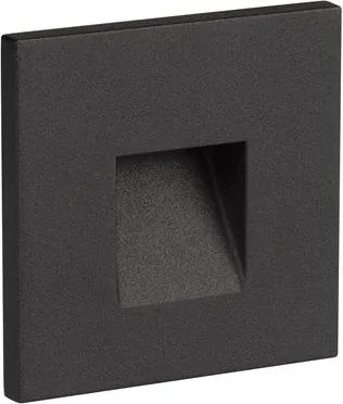 Spot aplicat perete exterior LED 3000K IP65 Pik negru