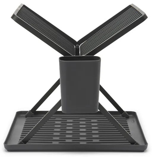 Uscator de vase pliabil Brabantia SinkSide 1004153, Suport pentru ustensile, Rezistent la coroziune, Gri inchis