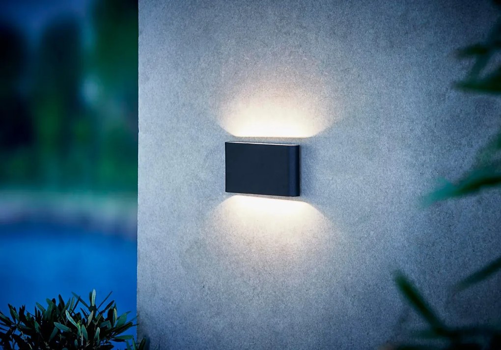 Aplica LED exterior lumina ambientala Kinver neagra 84181003 NL