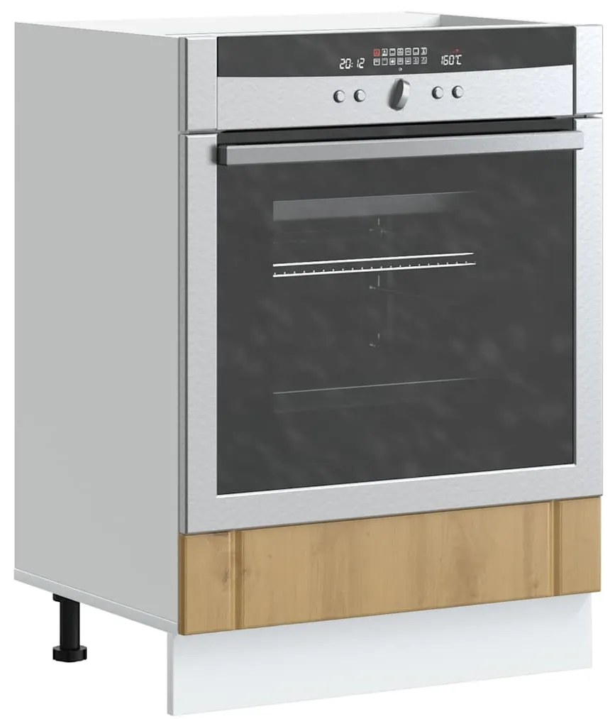vidaXL Dulap pentru cuptor &quot;Lucca&quot; Artisan Stejar lemn prelucrat