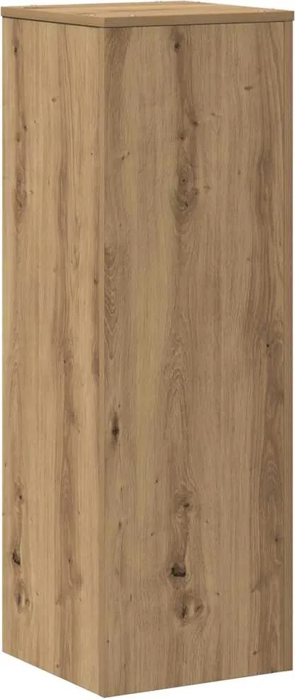 vidaXL Suport de plante stejar artizanal, 33x33x100 cm, lemn prelucrat