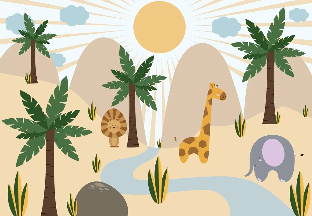 Fototapet - Parc Safari (147x102 cm)