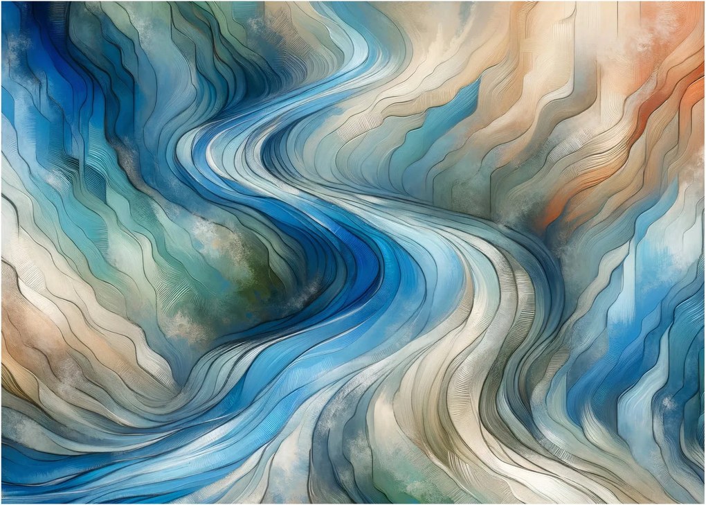 Tablou - Curent abstract (70x50 cm)