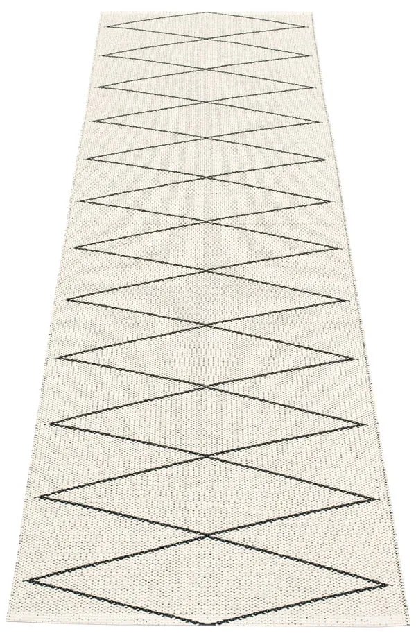 Covor tip traversă pentru interior și exterior negru 70x240 cm Max Black – Pappelina