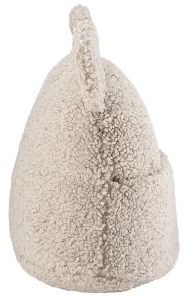 Pernă decorativă pentru copii maro deschis din țesătură bouclé Teddy Pouch – Wigiwama