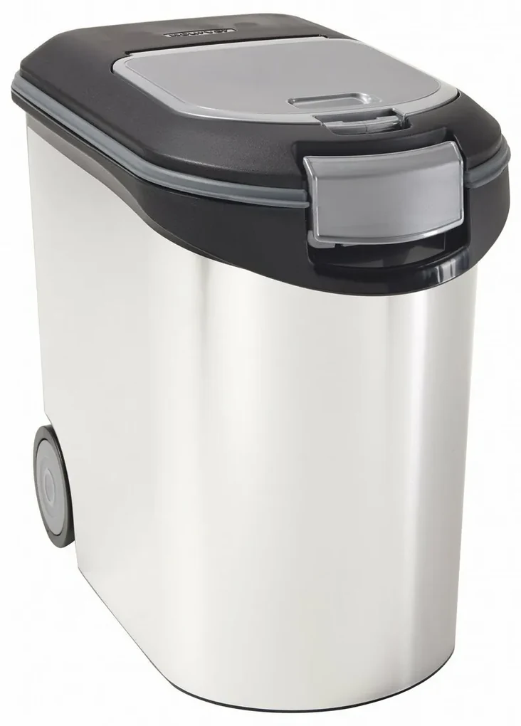 Recipient pentru furaje Curver, argintiu, 35 l, 35 l