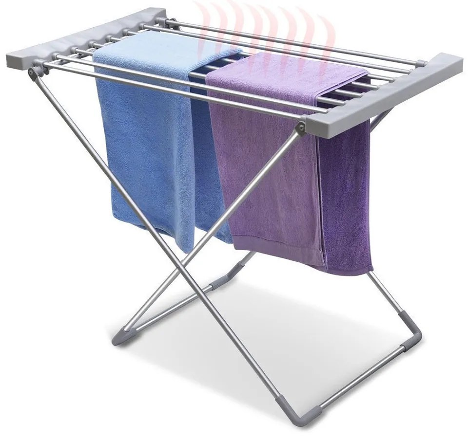 Uscator de rufe electric, 120 W, cu 8 bare de uscare