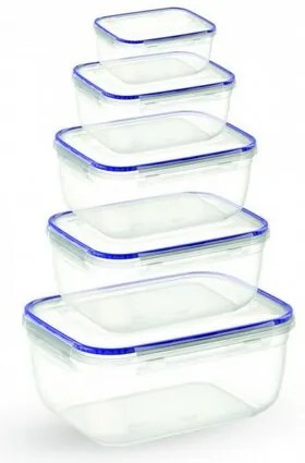Set de cutii cu capac Frigo, 5 buc.