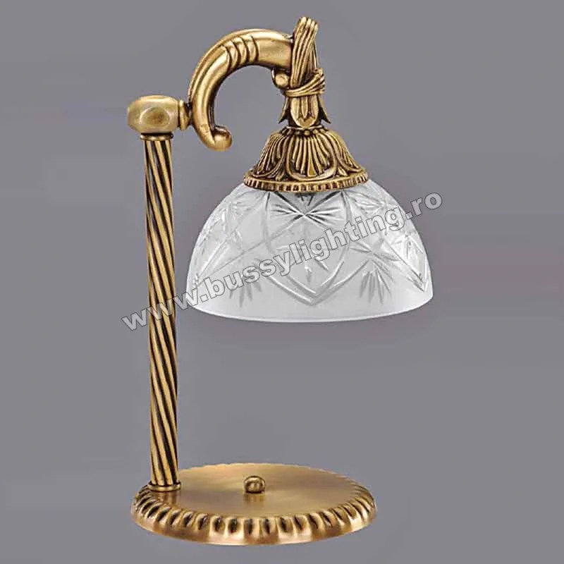 Veioza Elegante cu 1 Brat, Desing Clasic, Finisaj Bronz Antic - Bussy Lighting 3038-52-17