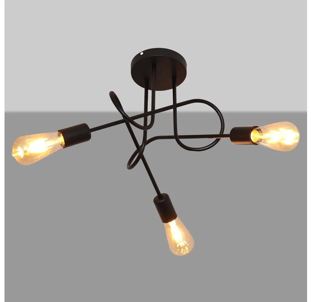 Lustr pentru copii OXFORD 3xE27/15W/230V montat pe tavan