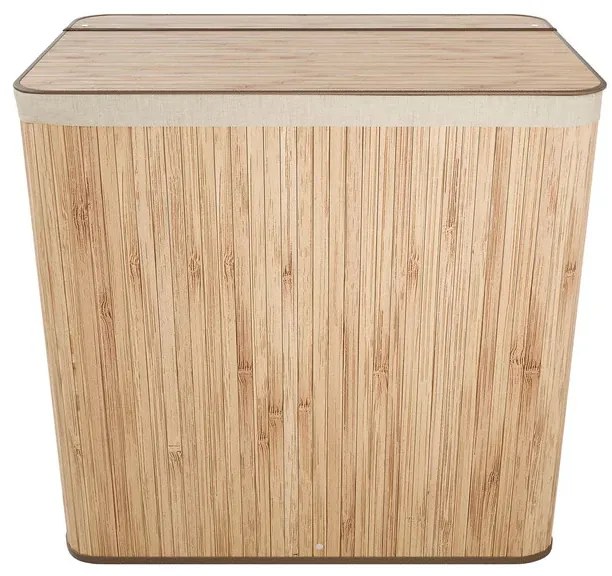 Juskys Coș de bambus Curly 150 L - natural