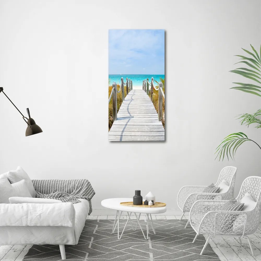 Tablou pe pânză canvas Calea către plajă