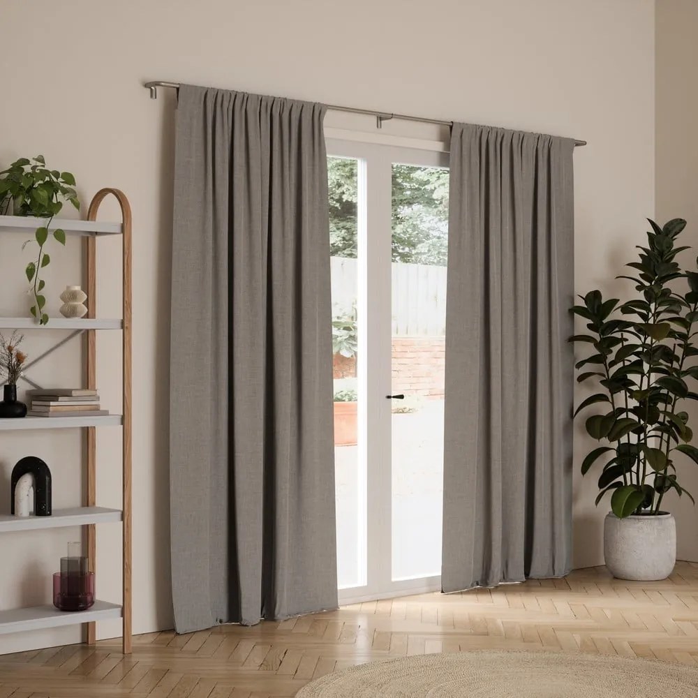 Galerie de perdea 168 - 365 cm extensibilă din oțel Twilight – Umbra
