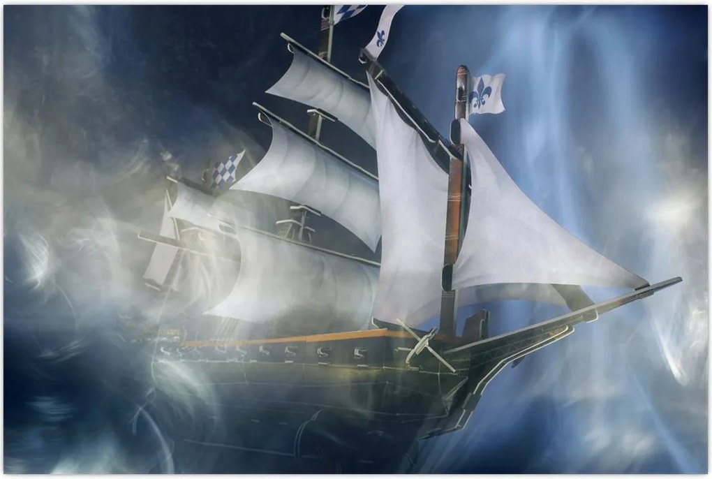 Tablou - Corabia fantomelor (90x60 cm)