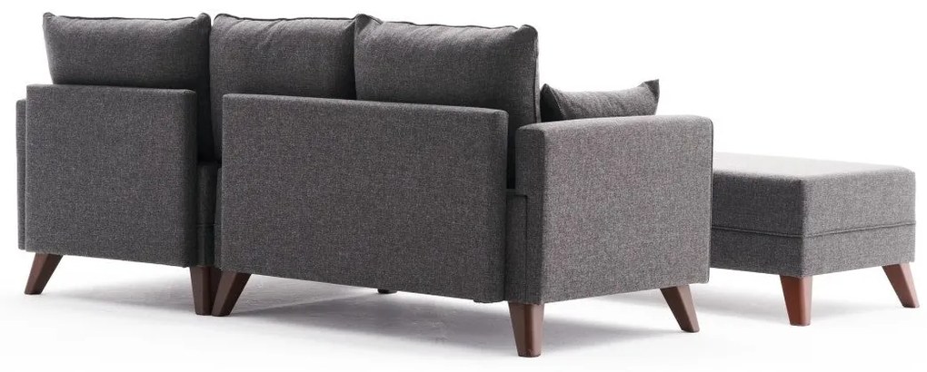 Canapea extensibilă de colț Bella Mini Corner Sofa Right - Anthracite