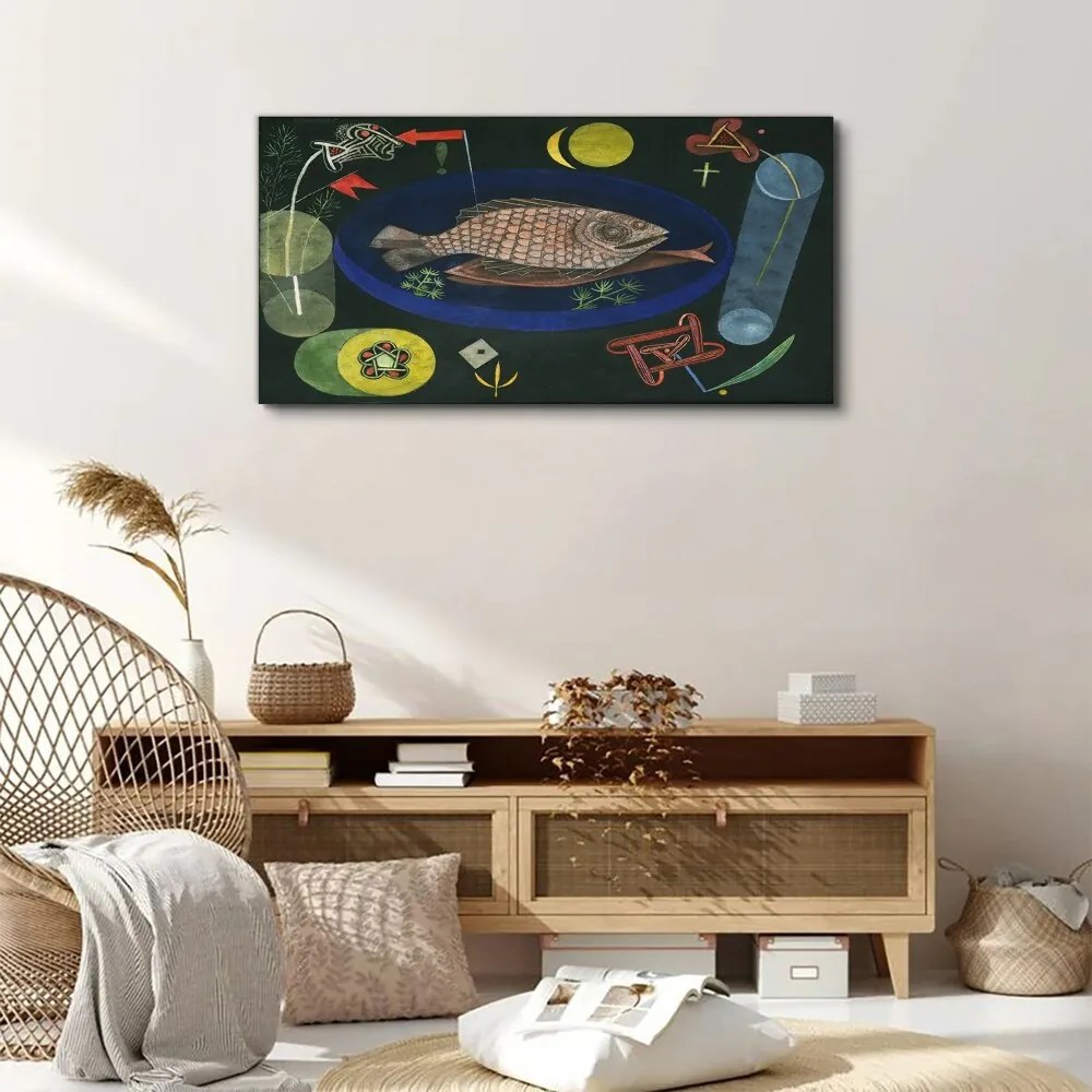 Tablou canvas Around Fish de Paul Klee