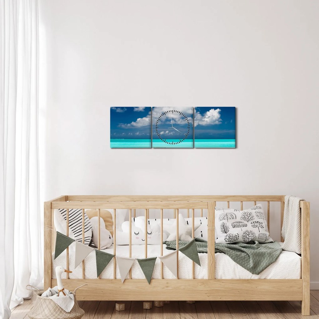 Tablou cu mare (cu ceas) (90x30 cm)