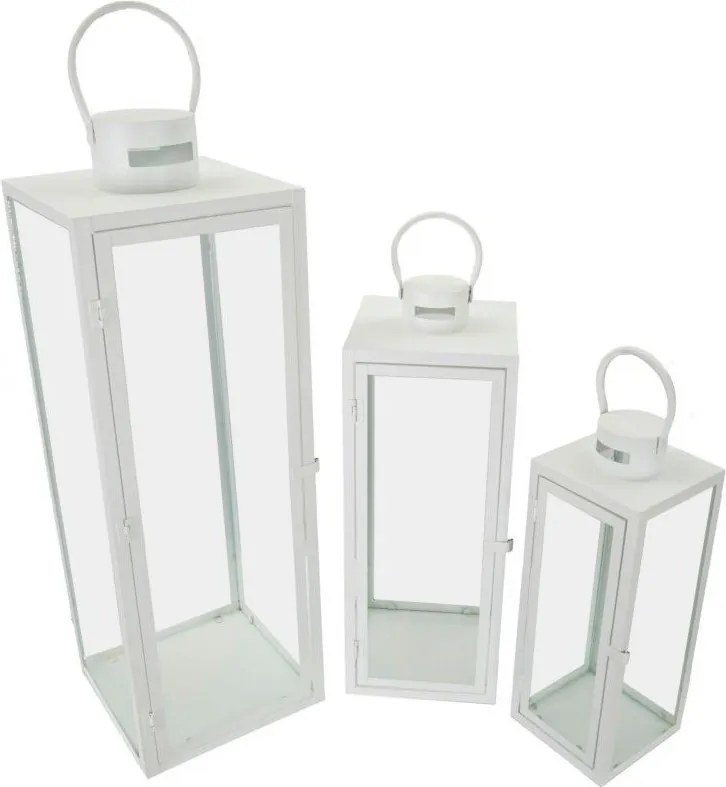 Felinar 3 buc. din metal (înălțime 66 cm) – Mauro Ferretti