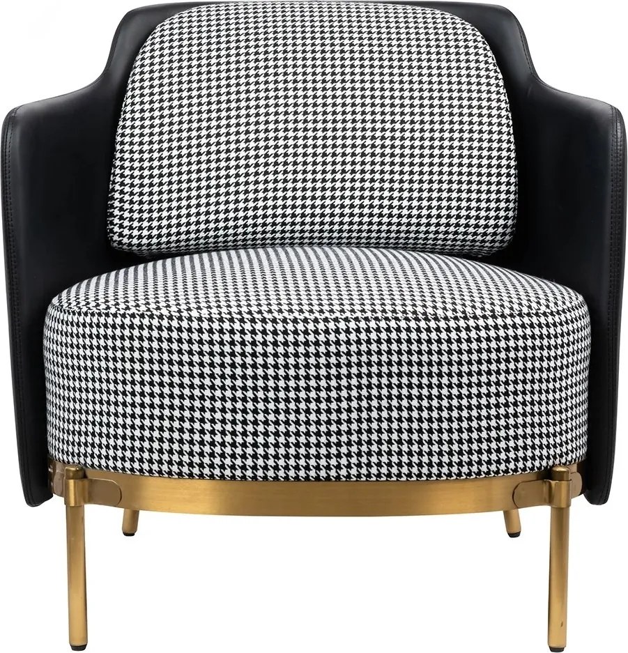 Fotoliu modern ultra confortabil Black-Gold