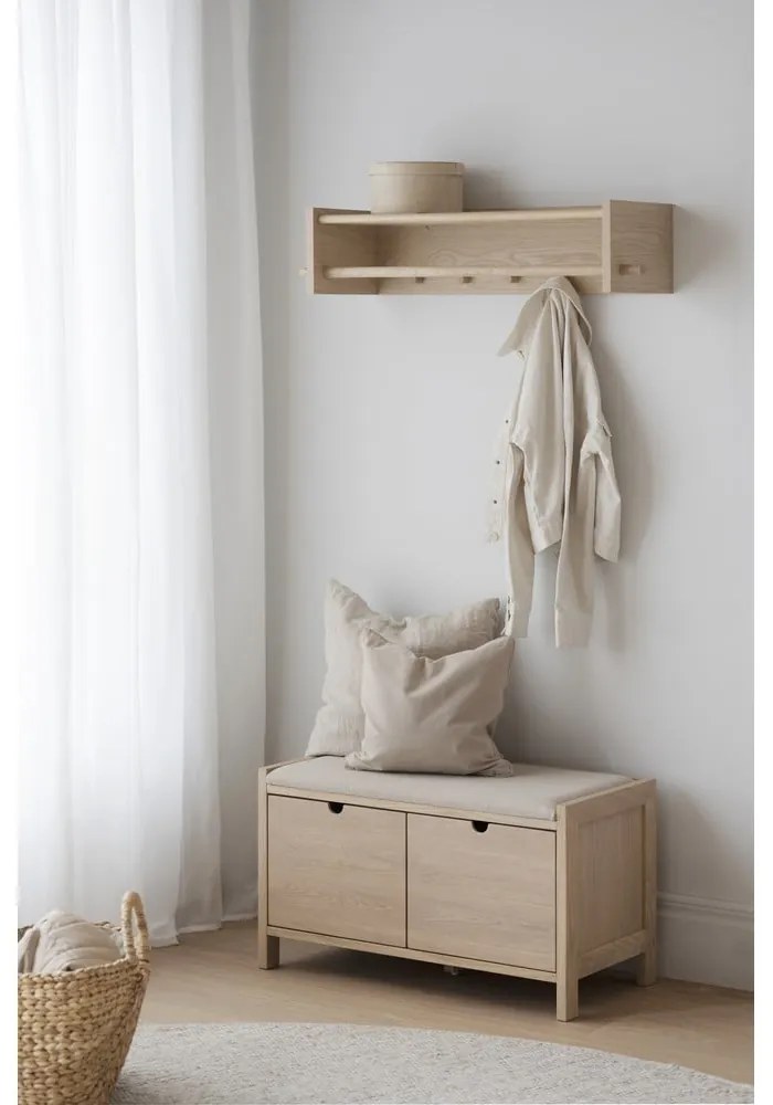 Bancă în culoare naturală Hillmond – Rowico