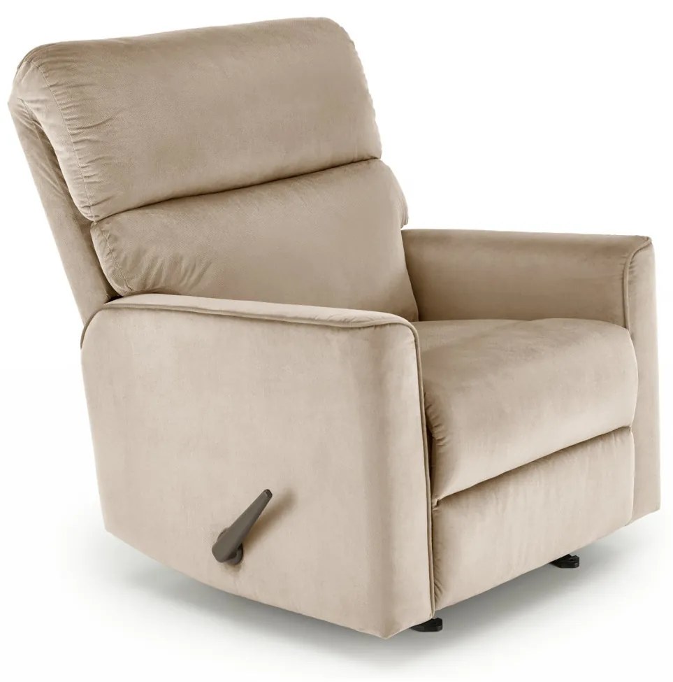 Fotoliu recliner Karim stofa bej H103 cm