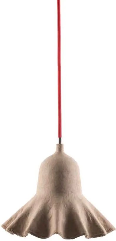 Lampa suspendata cu abajur bej ø22.5 cm Egg of Columbus #2 Seletti