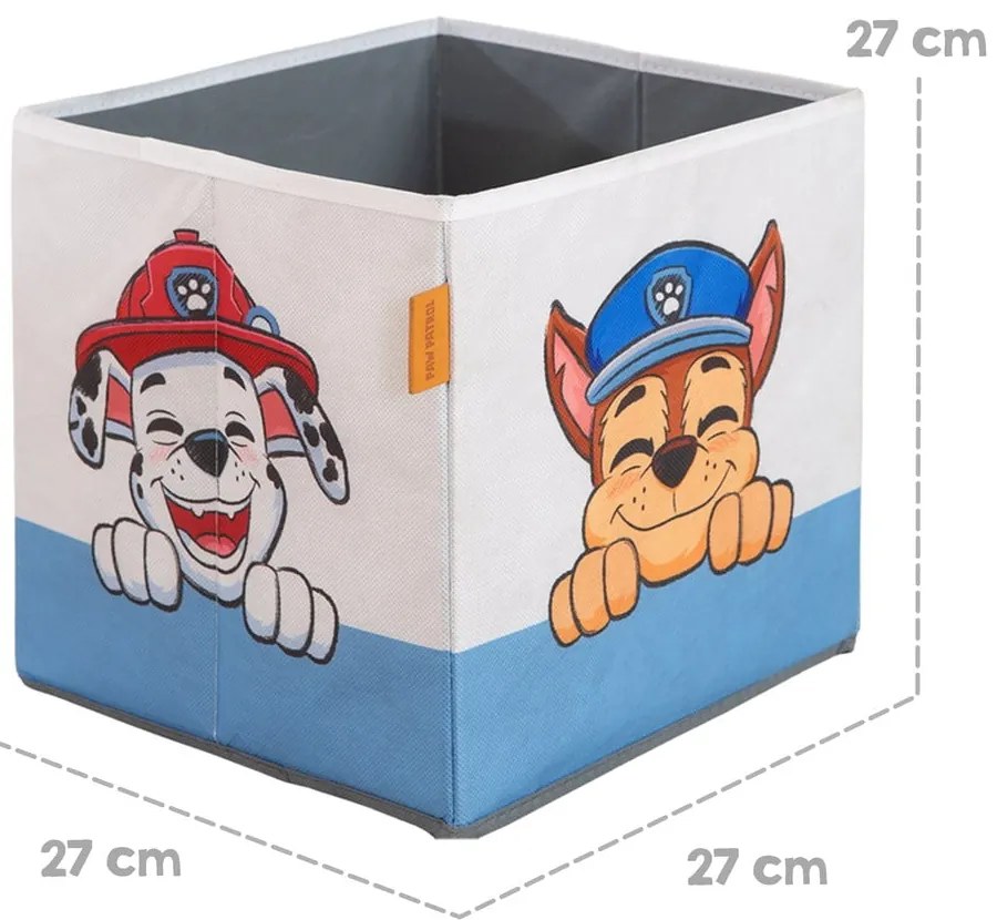 Organizatoare de jucării pentru copii 2 buc. din material textil 27x27x27 cm Paw Patrol – Roba
