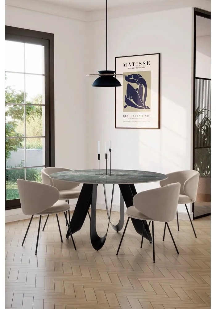 Masă de dining rotundă ø 135 cm Aila – Marckeric