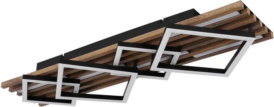 Globo 67344D3 - Plafonieră LED OBRIEN LED/30W/230V + LED/12W 3000K 31x82cm