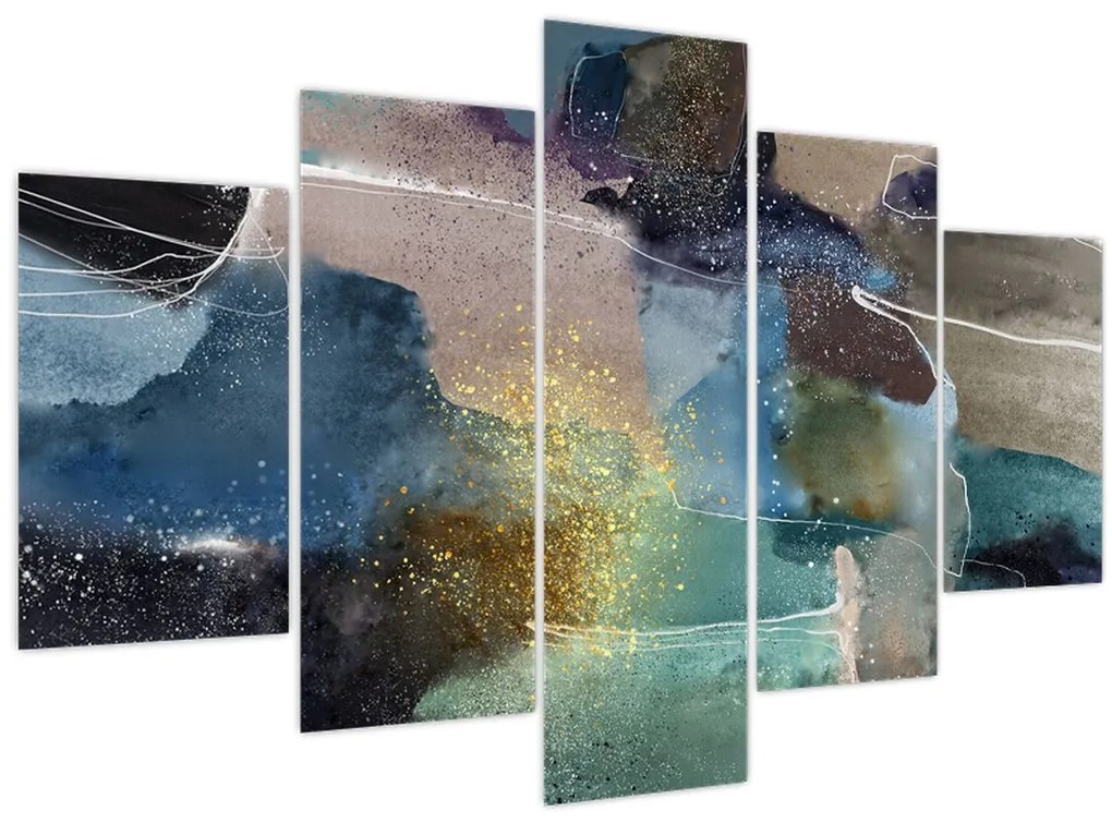 Tablou - Abstract acuarelă (150x105 cm)