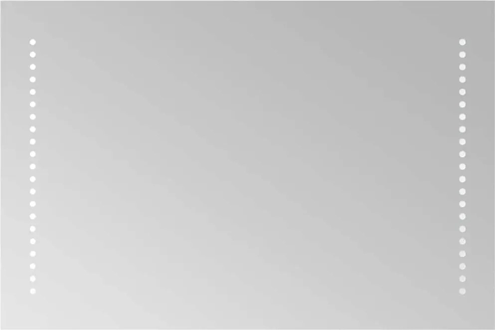 vidaXL Oglinda de baie cu LED, 60x40 cm