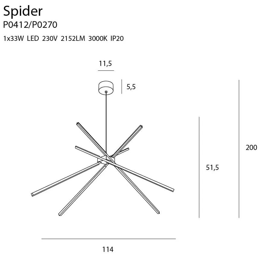 Lustra neagra Spider -P0412