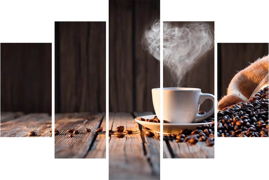Tablou - Timp pentru cafea (150x105 cm)