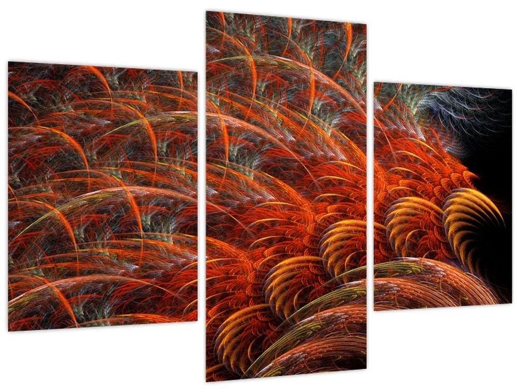 Tablou - Pene de imitație abstractă (90x60 cm)