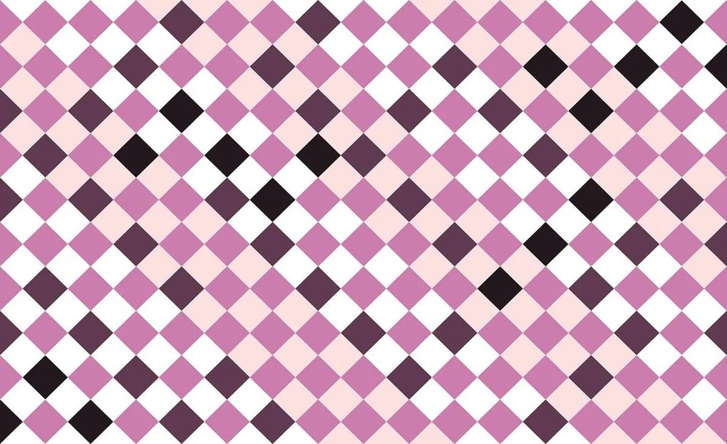 Fototapet - Gresie violetă - mozaic (254x184 cm)