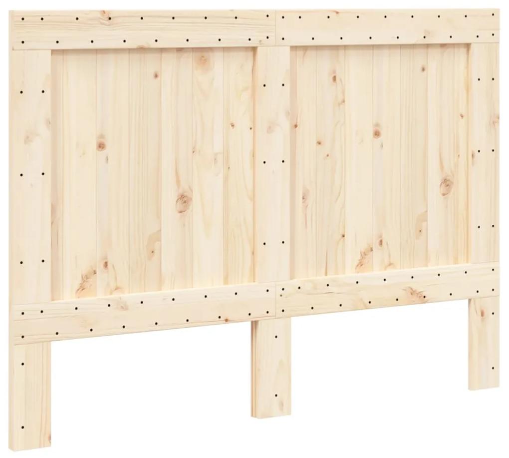 358392 vidaXL Tăblie de pat, 140x104 cm, lemn masiv de pin