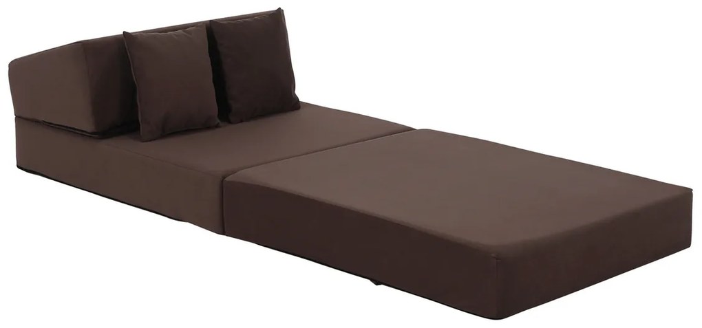 Scaun pliant/saltea PELOS, maro