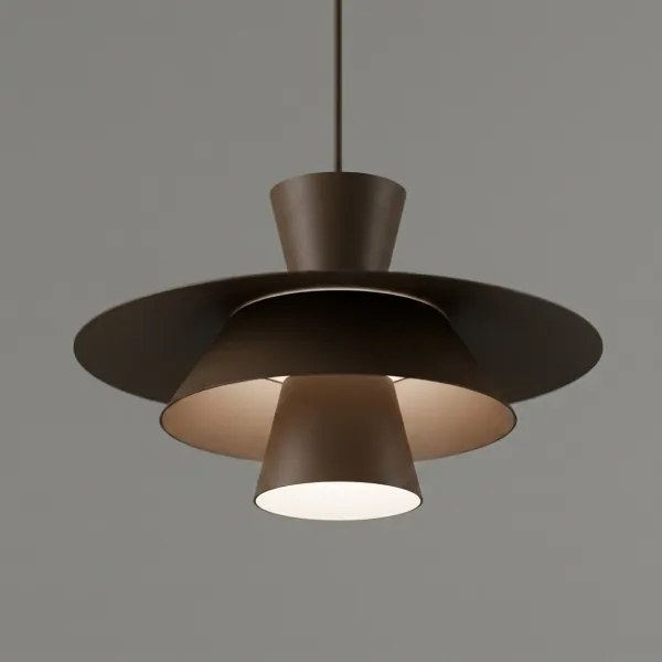 Lustru pe cablu PLATO 1xE27/15W/230V, maro