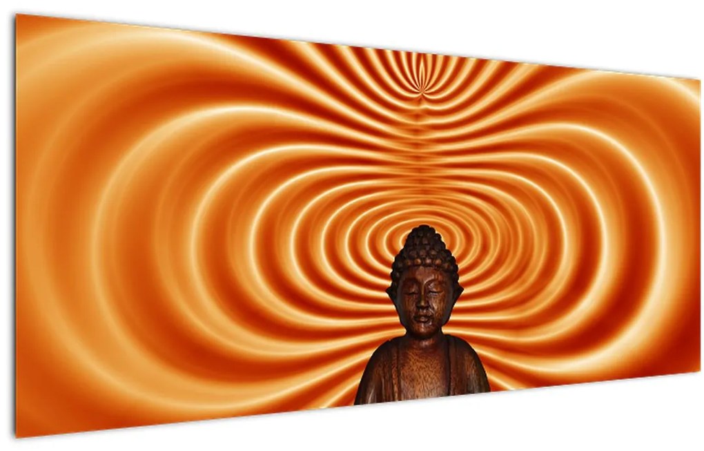 Tablou cu statuie mică (120x50 cm)