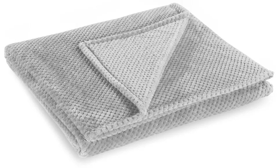 Cuvertură din microfibră DecoKing Henry 240 x 220 cm, gri