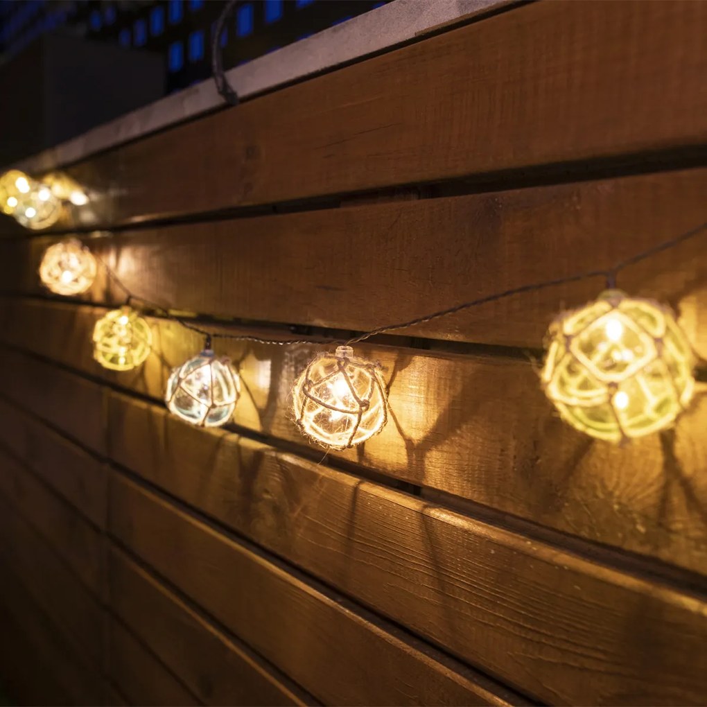 Ghirlandă lumini exterioare Crăciun 3,3m cu LED 10 becuri - Mare