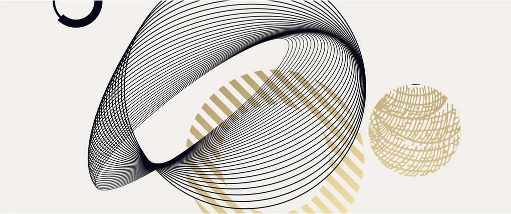 Tablou - Forme geometrice N⁰3 (120x50 cm)