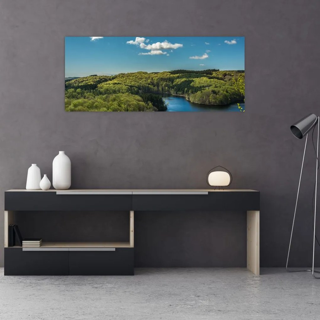 Tablou - Lac montan (120x50 cm)