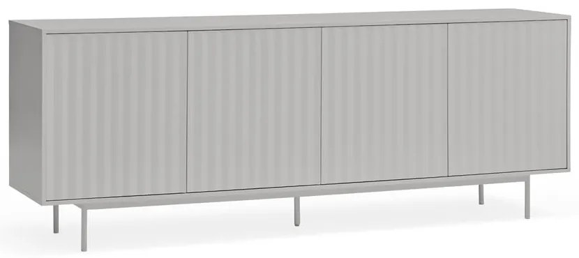 Comodă gri joasă 211x80 cm Sierra – Teulat