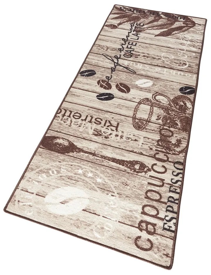 Covor tip traversă de bucătărie Hanse Home Delicious Coffee, 67x180 cm, maro
