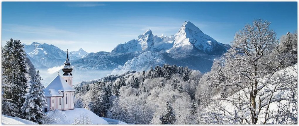Tablou - O privire asupra peisajului de iarnă (120x50 cm)