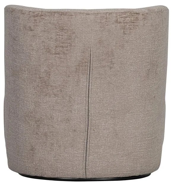 Fotoliu maro deschis cu tapițerie din catifea Atty – WOOOD