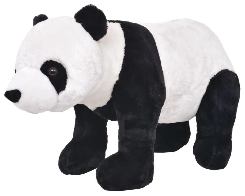 vidaXL Jucărie de pluș urs panda in picioare, negru și alb, xxl
